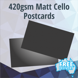Postcards - 420gsm Matt Coated - Standard 145x95mm